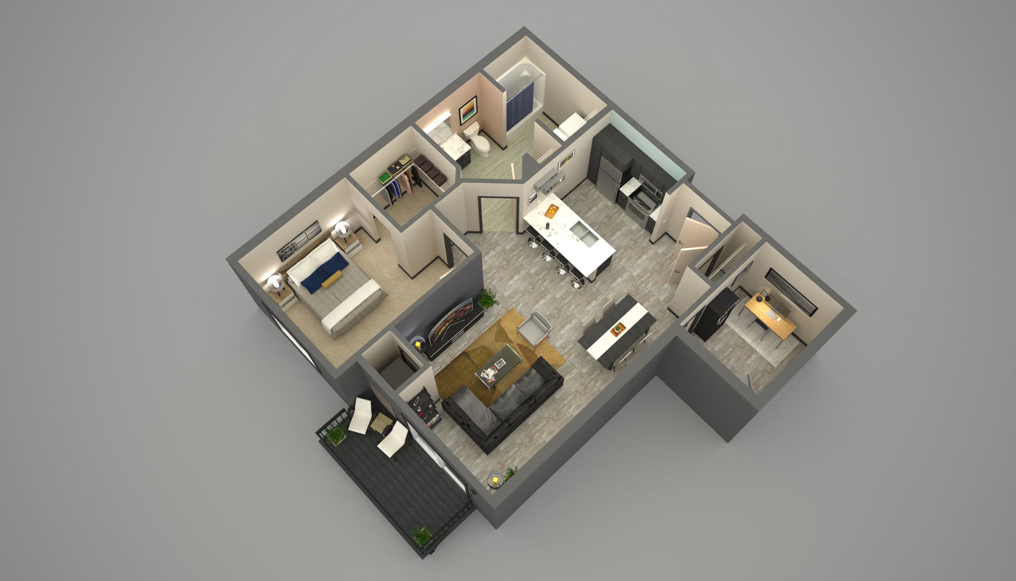 D Floor Plan 7